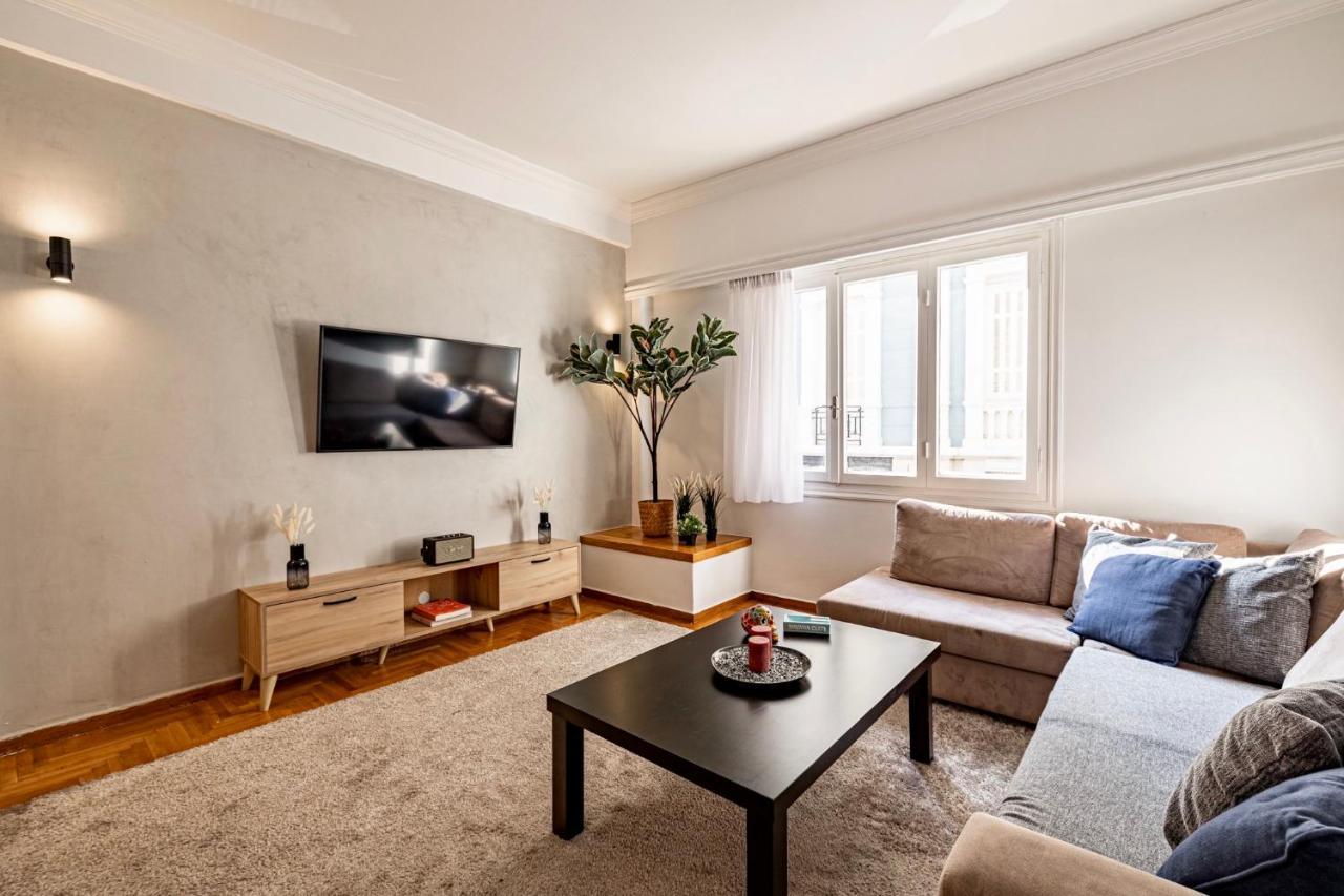 Cozy Apartment In Kolonaki Athens - Sleeps 5 Eksteriør billede